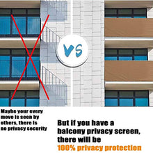 Frangivista Balcone Marrone, Telo Balcone Frangivista, Telo Frangivento Telo di Protezione per Balconi Schermo Privacy Resistente Ai Raggi UV Poliestere con Occhielli,0.5 * 3m