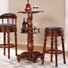 WSDSX Sedia per Sala da Pranzo, braccioli, seggiolone, Sgabello Sgabello da Bar Girevole in Legno Premium American Retro Imbottito, 68Cm, 68Cm