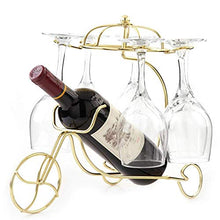 YLCJ Portabottiglie Creativo/Portabottiglie in Ferro battuto/Calice Europeo Portabottiglie Integrato Portabottiglie in Vetro - Forniture per mobili Cantina per Vini