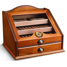 Accessori e umidificatori per sigari Cigar Cabinet Viaggi Grande capacità Cigar Humidor Camera Cigar Box Idratante Grande capacità di Stoccaggio A Strati di Legno di Alta qualità