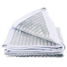 Telo Ombreggiante, Telo Coprente aluminet Riflettente al 75% con bordature e Occhielli Bianchi, Copertura for Tendina Parasole Resistente for pergolato in Serra (Size : 2m x 5m)