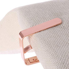 NINGYE 4 mollette per tovaglia in acciaio inox, per uso esterno, casa, picnic, barbecue, feste di nozze