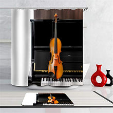 LIYAN Combinazione Bagno. Immagini Chiare E Colori Vivaci Rendono Il Tuo Bagno Pieno di Vita. Accessori da Bagno. Violino. Pianoforte.