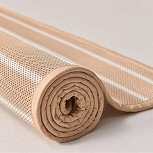 Nileco Estate Stuoia Sonno,Pieghevole Stuoia di Raffreddamento Lavabile Coprimaterasso con Federa Aria Condizionata Mat Dormire Coprimaterasso-Grigio Chiaro 120x200cm(47x79inch)