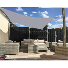 Ikaif Vela Tenda da Sole, di Protezione Rettangolo Tenda Impermeabile di Protezione UV, Summer Beach Garden Outdoor Struttura, con 4 Tie Corde (2X2m,Beige)