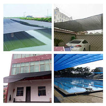 XIAOXIAO Rete ombreggiata Rete Giardino Rete Ombreggiata Protezione Solare sul Tetto Cortile Filtro dell'Aria Rete di Ombreggiatura Villa Auto Terrazza Crittografia (Dimensione: 4x4m) (Size : 6x7m)