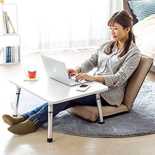 HongTeng Divani Giapponese Tatami Lazy Couch Sacchetto del Fagiolo Singolo Tempo Libero Sedia Camera da Letto bay Window Sedia Pieghevole 42 × 49 × 9 cm