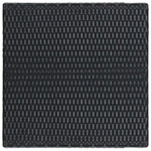 vidaXL Set Bar da Giardino 5 pz con Cuscini Polyrattan Nero