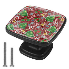 Motivo natalizio 4 PCS Pomelli per Porta, Pomolo per Mobile, Pomelli per Mobili con Viti, Maniglia per Armadietto, Pomelli per Porta, Pomelli per Cassetti per Porta, Armadio, Cassetto e Credenza