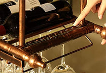 DJSMjbj - Portabicchieri da appendere a testa in giù, portabicchieri creativi, per casa, bar, vino, facile da installare (dimensioni: 100 x 30 cm)
