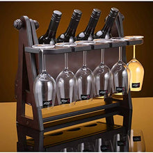 LHQ-HQ Wine Rack cremagliera del Vino in Legno Arredamento e la Decorazione cremagliera Wine Bar Rack di stoccaggio Vino Rack caffè in Legno massello