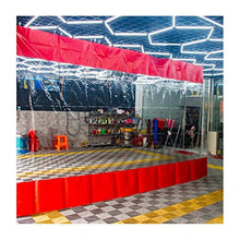 GDMING Trasparente PVC Telone, Impermeabile Anti Nebbia A Prova di Vento All'aperto Copertura di Protezione per Padiglione Terrazza Balcone 600Gsm, Formato Personalizzato