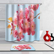 LIYAN Combinazione Bagno. Immagini Chiare E Colori Vivaci Rendono Il Tuo Bagno Pieno di Vita. Accessori da Bagno. Bellissimi Fiori di Ciliegio Rossi.
