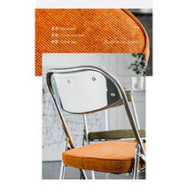 Chair QL Sedia da Pranzo in Plastica Semplice Nordica, Sedia Pieghevole Semplice da Casa con Schienale, Sedia da Cucina Moderna per Il Tempo Libero