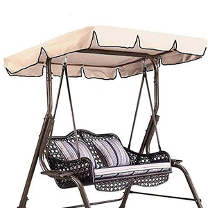 ZXD Dondolo Coperti da Giardino Sostituzione Canopy for Seat Swing 2 E 3 Posti Formati, Impermeabile Ombra Sun Swing All'aperto di Copertura