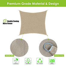 GE-UZ NC Shade - Tenda parasole rettangolare, 3 x 4, impermeabile, per esterni, per terrazze, giardino, piscina e terrazza, protezione dai raggi UV