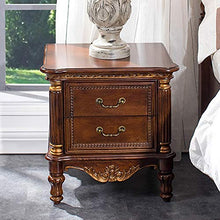 Comodino Legno Solido Comodino Rustico Retro Comodino da Letto Governo di immagazzinaggio di immagazzinaggio Armadio per mobili Camera da Letto (Colore : Marrone, Dimensione : 55x45x58cm)