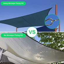 Kit di fissaggio per tenda parasole M6 Heavy Duty Sun Sail Shade Hardware Kit 304 in acciaio inox per tenda da giardino Triangolo e Quadrato, kit di accessori hardware