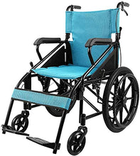 Carrozzine da Trasporto Leggere Pieghevoli | Sedile E Schienale Ergonomici | Larghezza Seduta 46 Cm - Adatto A Disabili E Anziani A