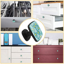 Configurazione astratta di triangoli Pomelli per Porta Set di 4 Pomelli per Mobili Manopole per Cassetti Cucina Armadio Vetro