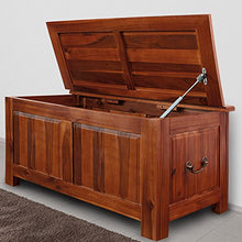 Deuba Cassapanca in Legno 85x44x48cm Vano Contenitore e Coperchio Baule Salvaspazio Pistone a Gas