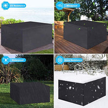 YLKCU Fodere per mobili da Giardino Set Impermeabile 213x132x74cm, Fodere per mobili da Giardino Quadrate Impermeabili, Fodere per mobili per posti a Sedere all'aperto, Anti-sbiadimento,
