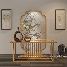 Room Screen Even Divisorio per Sala Schermo a Pannello, Schermo Unico Classico Classico Cinese, divisorio per Sala da Pranzo Indipendente Orientale in Legno massello Naturale