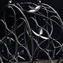GJSN Scaffale per Vino, Caffè Scuro/Bronzo Cuscinetto Forte Forte e Durevole Può Mettere 6 Bottiglie Di Vino Cremagliera Creativa,Bronzo