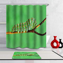 LIYAN Combinazione Bagno. Immagini Chiare E Colori Vivaci Rendono Il Tuo Bagno Pieno di Vita. Accessori da Bagno. Caterpillar sul Ramo.