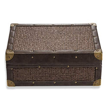 Scatola Di Sigari Humidor Con Umidificatore e Igrometro - Humidor In Pelle Marrone - Humidor 50