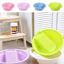 Plastica Washtub con Washboard ispessite Washtub per Il Lavaggio di Biancheria Intima del Bambino di plastica Lavabo, c