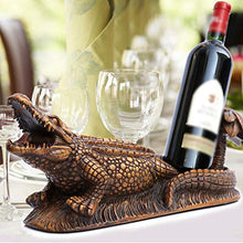LHQ-HQ Bottiglia di Vino Wine Rack Rack Domestici creativi Wine Rack Soggiorno Coccodrillo Resina Bottle Rack personalità Wine Rack Decoration