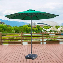 SHANCL Ombrellone Ombrelloni Portatili 9' Patio/Giardino Ombrello con Crank, Perfetti for Outdoor Yard, Beach Commercial Mercato Event (Color : DarGreen)