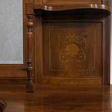 Credenza antica, Inglese, Palissandro, Comò, Inchiostro, Intarsio Bosso Vittoriano, C.1900