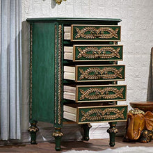 Cassettiere Cassettiera In Legno Massello In Legno Massello Cassettiera Camera Da Letto Cabinet Di Stoccaggio Luce Lusso Verde Retrò Cassettiera Cassettiera Semplice Armadietto Soggiorno Decorazione A