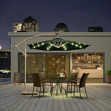 Hengda Patio Umbrella - Ombrellone a 36 LED, con telecomando, impermeabile, senza fili, per giardino, spiaggia, barbecue e campeggio