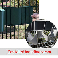 Froadp - Pellicola protettiva per privacy, in PVC, con clip di fissaggio a doppia asta, opaca, per recinzione da giardino, balcone, colore: antracite