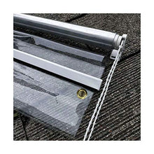 GDMING Tende con Occhielli Antivento, Impermeabile Resistente alle Intemperie Robusto Telo, 0.5mm Spessore Trasparente Copertura della Finestra Plastica Partizione, 36 Dimensioni