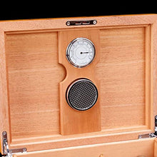 Cigar Box, Cigar Humidor Legno di Cedro Cigar Box Cigar Box Collection Idratante Box Grande capacità 4 Opzionale Alta qualità (Size : A)