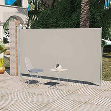 vidaXL Tendalino Laterale Patio Terrazzo 160x300 cm Crema Separè Frangivento