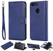 Bear Village Cover Huawei P Smart, Custodia Premium Flip Custodia per Huawei P Smart, Custodia con Porta Carte e Chiusura Magnetica, Blu