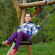 MuZhuo - Cinghie per amaca, 1 paio di cinghie di sospensione, protezione per albero, per altalena, amaca e campeggio, in nylon impermeabile, 150 cm x 5 cm, carico massimo 500 kg, colore: nero