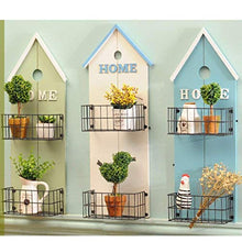 Mensola Wall Mount Kindergarten Red Wall Partition parete verde Consiglio montaggio a parete Camera di stoccaggio Rack Piccola Casa Modeling Rack Parlor Camera Doppia bagagli Rack vaso Rack WTZ012
