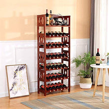 ZfgG Wine Rack Domestica Wine Rack Wine Rack Legno Solido Legno For Il Vino Rack 60 Cm X 28,5 X 152 Cm (Color : A)