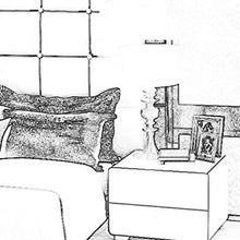 Yyqx Comodino Comodino Moderno Semplice da Comodino con armadietto da Notte Comodini Letto