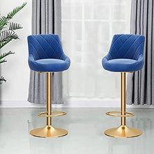 Sgabelli da Bar Sedia Bar Stool, ruotabile di 360 ° Sedile Imbottito Sagomato con Schienale e poggiapiedi, Altezza Regolabile Cucina Colazione Bar Sgabello Alto Regolabile Sgabello da Bar