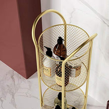 &ripiano di stoccaggio Bagagli Trolley, mobili su ruote cilindriche storage rack da terra Magazzinaggio scaffalatura a 2 strati Scaffale di finitura