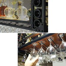 Appendiabiti a soffitto a Muro for Vino | Metallo Legna sospeso del Bicchiere di Vino |Portabottiglie Porta Bottiglie di Vino Cube |Accessori for la casa Accessori for Bar da Bar