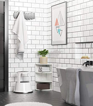 Pavo 8041992 Premium Step Stool Sgabello da Lavoro, con Rotelle, Fino a 150 Kg,, Grigio
