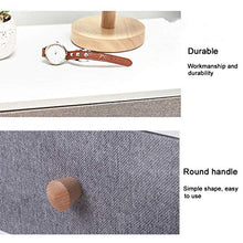 EVEN Comodino Camera da Letto con cassetti, tavolino in Legno Gomma, armadietti Moderni in Legno semplici e robusti, mobili Camera da Letto